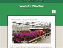 Tablet Screenshot of bornholdtplantland.com